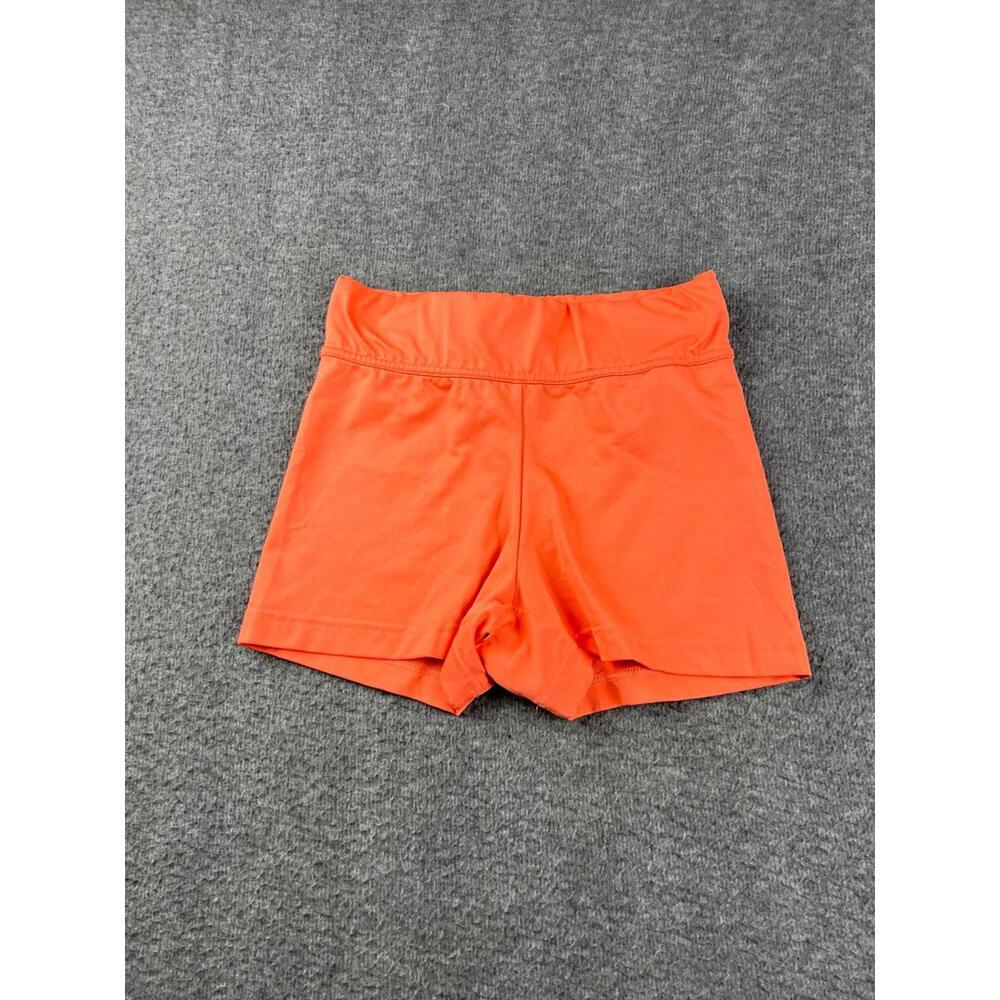 Adidas Women's Orange Activewear Shorts Size S